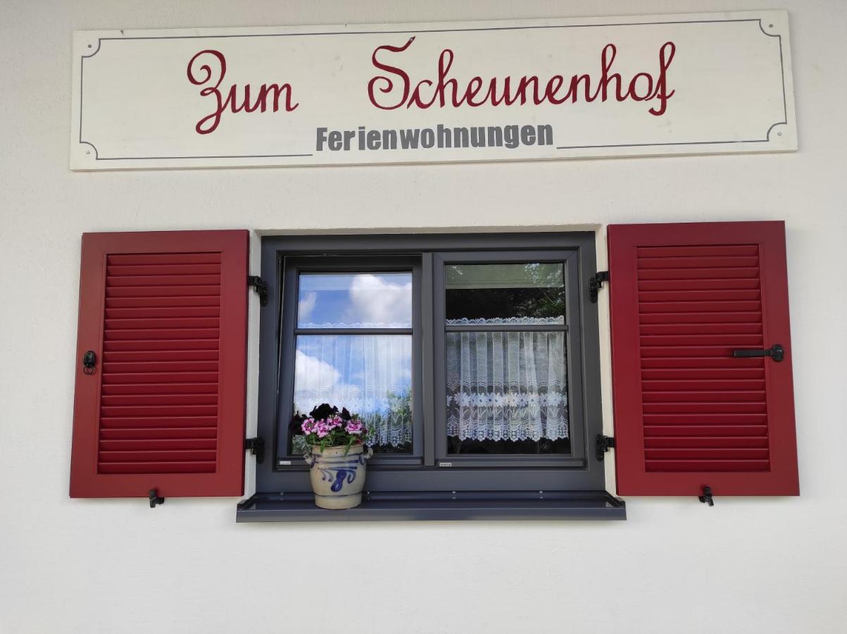 Zum Scheunenhof - Bauernhaus Ichenhausen Bagian luar foto