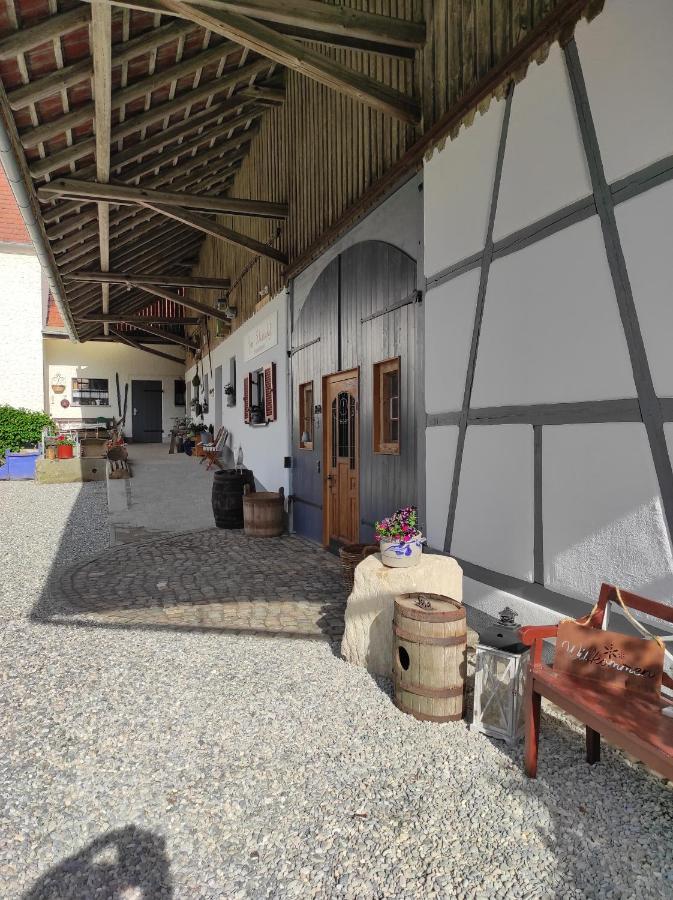 Zum Scheunenhof - Bauernhaus Ichenhausen Bagian luar foto